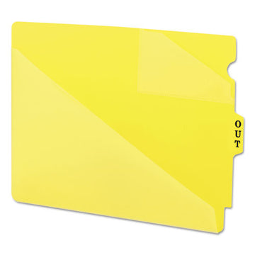 Smead® End Tab Poly Out Guides, Two-pocket Style, 1-3-cut End Tab, Out, 8.5 X 11, Yellow, 50-box freeshipping - TVN Wholesale